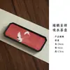 Bandeja de Chá Absorvente Estilo Chinês para Dropshipping no Atacado, Bandeja de Cerâmica Moderna para Preparo Seco, Pequena Bandeja de Chá Criativa de Secagem Rápida para Uso Doméstico