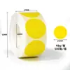 Rollo de Etiquetas de Papel Recubierto con Patrón de Puntos de Colores para Grabar, Pegatinas Redondas de Sellado, Pegatinas Redondas en Blanco para Marcado de Clasificación Hecho a Mano