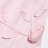 Transfronterizo Verano 2025 Nuevo Estilo Europeo y Americano Sexy Adelgazante Estampado de Flores Vestido de Popelina Falda de Tirantes
