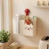 Suporte multifuncional para lenços de papel, rack de armazenamento para papel higiênico e panos de banho, caixa de lenços de armazenamento para banheiro montada na parede sem furar