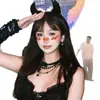 Adesivos de Tatuagem de Halloween Transfronteiriços, Adesivos Faciais de Celebridade da Internet, Adesivos Faciais Divertidos de Desenho Animado para Festa, Adesivos de Tatuagem Assustadores, Designs Personalizados
