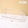 Caja de Almacenamiento de Cosméticos para el Hogar Estilo Japonés, Estante de Cesta de Almacenamiento de Acrílico para Escritorio de Dormitorio para Mascarillas, Productos para el Cuidado de la Piel y Joyería