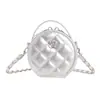 Nova Bolsa de Mão Infantil Estilo Coreano, Moderna e Versátil, Bolsa Transversal para Menina, Bolsa de Ombro com Corrente para Menina, Mochila Estilosa