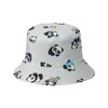Chapéu de pescador feminino primavera/verão estilo japonês coreano moderno versátil chapéu de sol chapéu de sol dupla face chapéu de vaso de flores feminino 2024