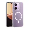 Capa Protetora Anti-Amarelamento Bayer Adequada para Capa de Celular Redmi 17 Transparente Redmi 15A Capa Magnética Tpu+Pc