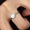 Anillo de Flor Pequeña Dulce para Mujer, Estilo Ins, Diseño de Nicho, Anillo de Dedo Abierto, Versátil para Apilar, Anillo para Dedo Índice, Moderno