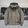 Chaqueta de Plumón de Pato Blanco Estándar Nacional, Nueva Ropa de Trabajo para Hombre de Otoño e Invierno con Capucha Holgada Versátil Resistente al Viento Cálida Engrosada