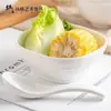 Kaiba Bol para Comer Arroz Bol Pequeño para Sopa Estilo Japonés Coreano Personalizado Creativo Hogar Comida Rápida Plástico Melamina Imitación Porcelana Comida