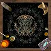 Toalha de Mesa para Cartas de Tarot, Árvore da Vida, Fases da Lua, Jogo de Cartas de Tarot, Toalha de Mesa Decorativa para Embaralhar Cartas, Toalha de Mesa Decorativa para Jogo de Tabuleiro Mistério de Assassinato