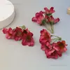 Tela de Seda Yaozhi Estilo Pastoral Europeo Decoración de Restaurante Sala de Estar en Casa Mesa de Café Exhibición Flores Artificiales Flores de Boda Flores Biomorfas