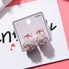 Versión coreana de los nuevos pendientes de aguja de plata S925 color otoño e invierno bola de visón de agua perla pendientes pendientes pendientes precio mayorista