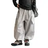 Pantalones Nuevos de Invierno para Niños de Edad Media y Mayores, con Felpa Adicional, Holgados, Versátiles, Pantalones Cargo, Deportivos Casuales para Niños, Joggers con Puños Elásticos