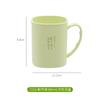 Vaso de agua de fibra de bambú, práctico vaso de plástico para mujer, para beber agua, para el hogar, de verano, resistente a caídas, para estudiantes, para dormitorio