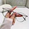 Óculos de Armação Grande Estilo Japonês Coreano Transfronteiriços para Afinar o Rosto, Adequados para Lentes de Grau, High-End Simples Elegante, Versátil para o Dia a Dia Estilo Influenciador Tendência