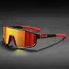 Óculos de Ciclismo Oversized Masculino para Homens Óculos de Sol Coloridos à Prova de Vento para Bicicleta Esportes ao Ar Livre Motociclismo Óculos de Ciclismo