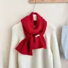 En Stock Venta al por mayor de fábrica Bufanda de Mezcla de Lana para Mujer Otoño e Invierno con Tejido de Trenza, Cálida y Gruesa, Calentador de Cuello Versátil