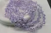 6mm 8mm Furo Transversal Cristal de Morango Cristal Multifacetado Contas Soltas DIY Pulseira Feita à Mão Acessórios de Joias para Pendurar no Carro Contas