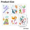 Shangyi SPZ-B061 Sirena de Dibujos Animados Pegatina de Pared Impermeable PVC Antideslizante Decoración para Bañera Venta al por Mayor Transfronteriza Pegatina para Bañera