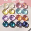 Processamento e Personalização de Glitter Céu Estrelado Sonhador Ondas d'Água Meia-Pílula Patch Material para Brincos de Resina DIY Grampo de Cabelo Atacado