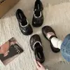 Zapatos Mary Jane de Encaje Patchwork con Lazo para Mujer Estilo Lindo Tela a Cuadros 2026 Otoño Nuevos Zapatos Pequeños de Cuero Estilo Universitario