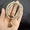 Pulsera Bodhi de Estrella y Luna con Cuentas de Estrella y Luna y Piedra Shoushan Doble Círculo, Pulsera Fresca Estilo Bosque Pastoral Venta al por Mayor