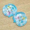Accesorios de botones de manzana transparentes translúcidos estampados Botones para ropa DIY Botones decorativos Botones de cuatro agujeros en forma de manzana