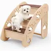 Escaleras Personalizadas para Perros de Madera Lindas con Forma de Pata Escaleras de Escalada para Perros Pequeños Cachorros Perros Mayores Escalera Antideslizante Resistente Escaleras de Escalada para Mascotas