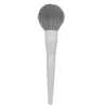 Pincel de pó tamanho grande lâmpada cabelo macio fofo cor blush pincel um conjunto pincel de maquiagem não acumula pó não solta cabelo