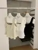 Wgwe9125 Ropa de Mujer Guangzhou Shisanxing 2026 Verano Nuevo Estilo Petite Alta Gama Chaleco Top Ceñidor de Cintura para Abrigo