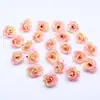 Flor Simulada Gradiente Cabeza de Rosa Material Hecho a Mano DIY Tocado de Boda Accesorios para el Cabello Accesorios Decoraciones para Caja de Regalo del Hogar