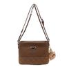 Bolso pequeño vintage esmerilado para mujer, nuevo bolso tipo cubo sencillo de estilo occidental, moderno, con cadena, bandolera para ir al trabajo, 2024