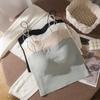 Gelo de seda alta elástica cor sólida camisola de uma peça no peito almofada desgaste interno beleza de volta top desgaste exterior anti-exposição tubo top cueca