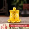 Copo de abastecimento de água Copo de abastecimento de água de cerâmica Buddha Hall Home Buddha Sacred Cup Buddha Front Tribute Cup Guanyin Water Purification Cup Buddha Holy Lotus Water Cup
