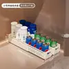 Caja de almacenamiento retráctil, organizador de cajón para gabinete de cocina profundo, caja de almacenamiento de escritorio para snacks en el gabinete, caja de almacenamiento de artículos varios debajo del fregadero