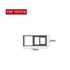Adhesivo para interruptor de ajuste de altura de faros delanteros Toyota Tantu 14-21, fibra de carbono, modificación interior, piezas de automóvil.