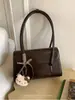 Bolsa de Hombro Cuadrada para Mujer, Moda Retro, Portátil, de Calidad, para Viajes de Negocios, Fábrica de Origen de Comercio Exterior Transfronterizo