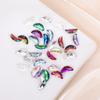 Nova meia borboleta Nail Art diamante super flash K9 strass colagem aurora flor de cerejeira rosa cristal unha ornamento
