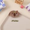 Nuevo peluche kapi bala broche muñeca bolso colgante diy hecho a mano accesorios para el cabello funda de teléfono móvil material ropa