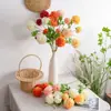 Dalia Marina Flotante Flor Artificial Fabricante Flor Falsa Decoración de Boda Estilo INS Artesanía Transfronteriza Plantas Verdes Venta al por Mayor