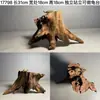 Ornamento de Paisaje de Madera para Acuario Tamaño Pequeño Puente de Arco de Madera de Tejo Morado Natural Tocones de Árboles Sudamericanos Plataforma para Tomar el Sol de Tortuga Escondite Pilar Hundido