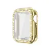 Adequado para Capa de Apple Watch TPU Fileira Única de Diamantes Capa Macia Capa Protetora de Relógio Apple Watch9/8/7 Capa Protetora
