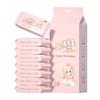 Toallitas Húmedas Mini para Bebé para Manos y Boca, Toallitas Húmedas Portátiles para Niños para Limpieza de Manos y Boca, Toallitas Faciales, Paquete Pequeño, Especialmente para Estudiantes