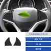 Adecuado para 14-18 Honda Fit Modificación de Interior de Coche Botón de Volante de Fibra de Carbono Pegatina Decorativa