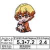 Junle Parche de Tela Bordado de Dibujos Animados Demon Slayer Etiqueta Bordada Estilo Japonés Capítulo Personaje de Anime Bordado Parche de Ropa Bordado