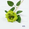 Simulación rosa pequeña europea rama única tela de seda falsa decoración hogar sala de estar flor fila suelo salón de bodas producción mano novia