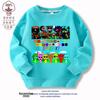 Rhythm Box Roupas Sprunki Moletom Infantil Fleece de Algodão Casual Unissex Top Infantil Tendência Estilo Ins
