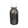 Suministro Spot del Fabricante Botella de Plástico Líquido de 100ml con Escala Botella Transparente de Pet para Alcohol Botella de Solución Acuosa de 100ml