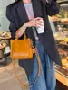 Bolsas 2024 Primavera Nova Bolsa de Ombro Transversal Quadrada Couro Genuíno Pequena Bolsa Tote para o Trabalho Feminina Bolsa de Mão Feminina