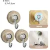 Gancho con Ventosa Adhesivo Fuerte Vacío Sin Rastro Almacenamiento Sin Perforaciones Baño Cocina Puerta Gancho para Toalla de Baño