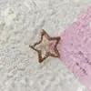 Presilha de cabelo estrela Y2K para mulheres, presilha lateral brilhante para franja, presilha BB estrela de cinco pontas, presilha fofa, acessório de cabelo infantil